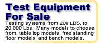Test Equipment For Sell